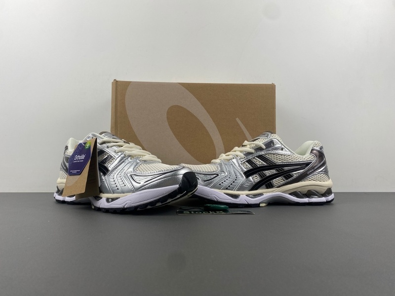 Alternative view of ASICS Gel-Kayano 14 Cream Black Metallic Plum  1201A019-108
