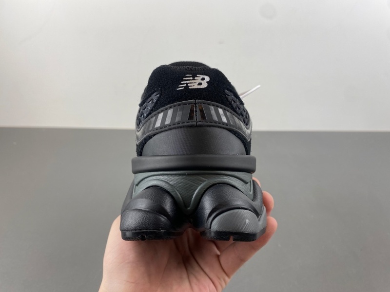 New Balance 9060 Shoe Palace Black Silver U9060PNR - Image 8