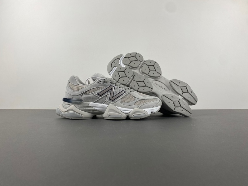 Alternative view of New Balance 9060 Silver Metallic Grey U9060JGR