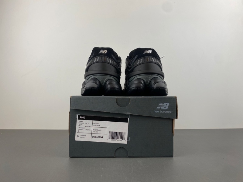 New Balance 9060 Shoe Palace Black Silver U9060PNR - Image 6