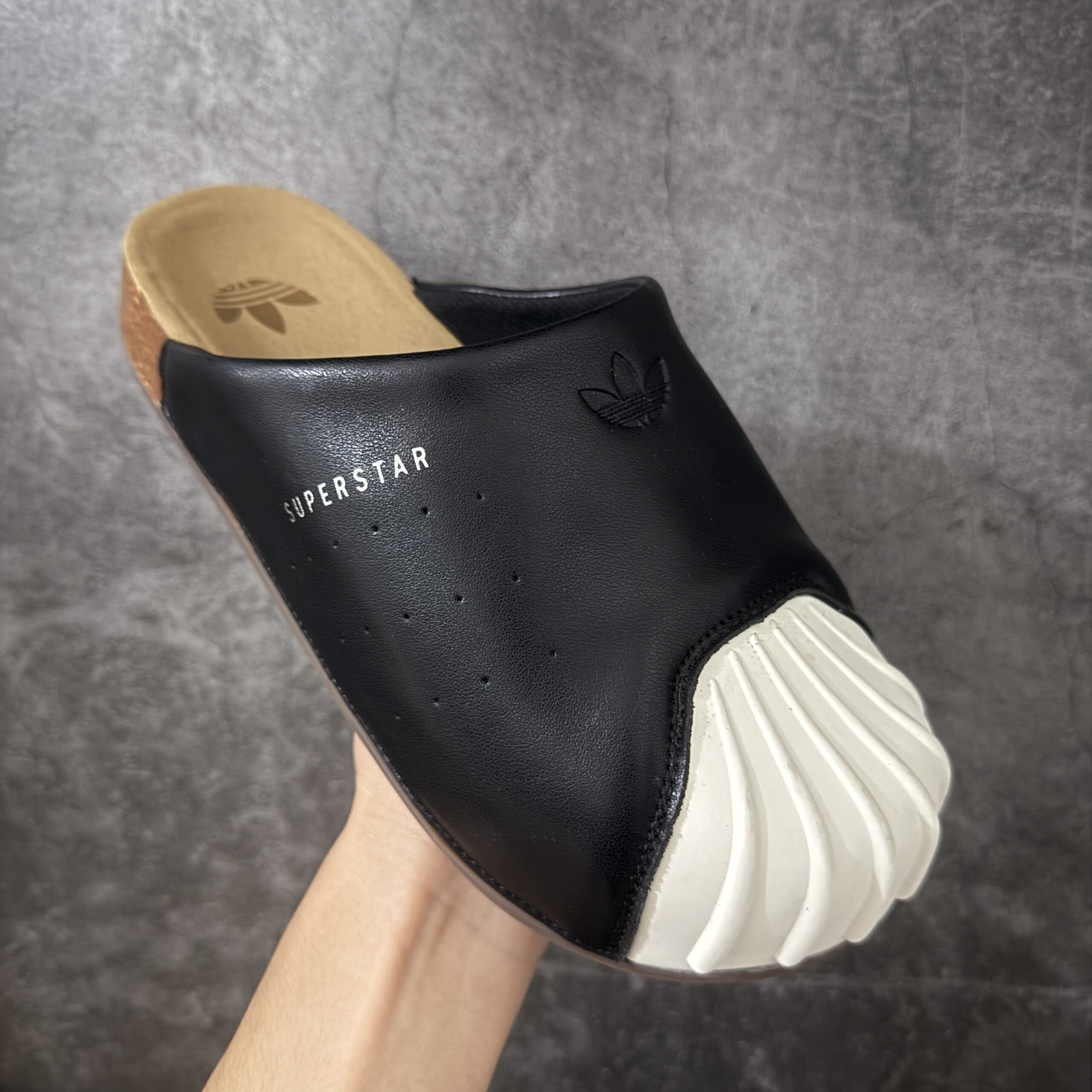 Alternative view of Adidas Adimule Clog LC0411 Black/White Leather
