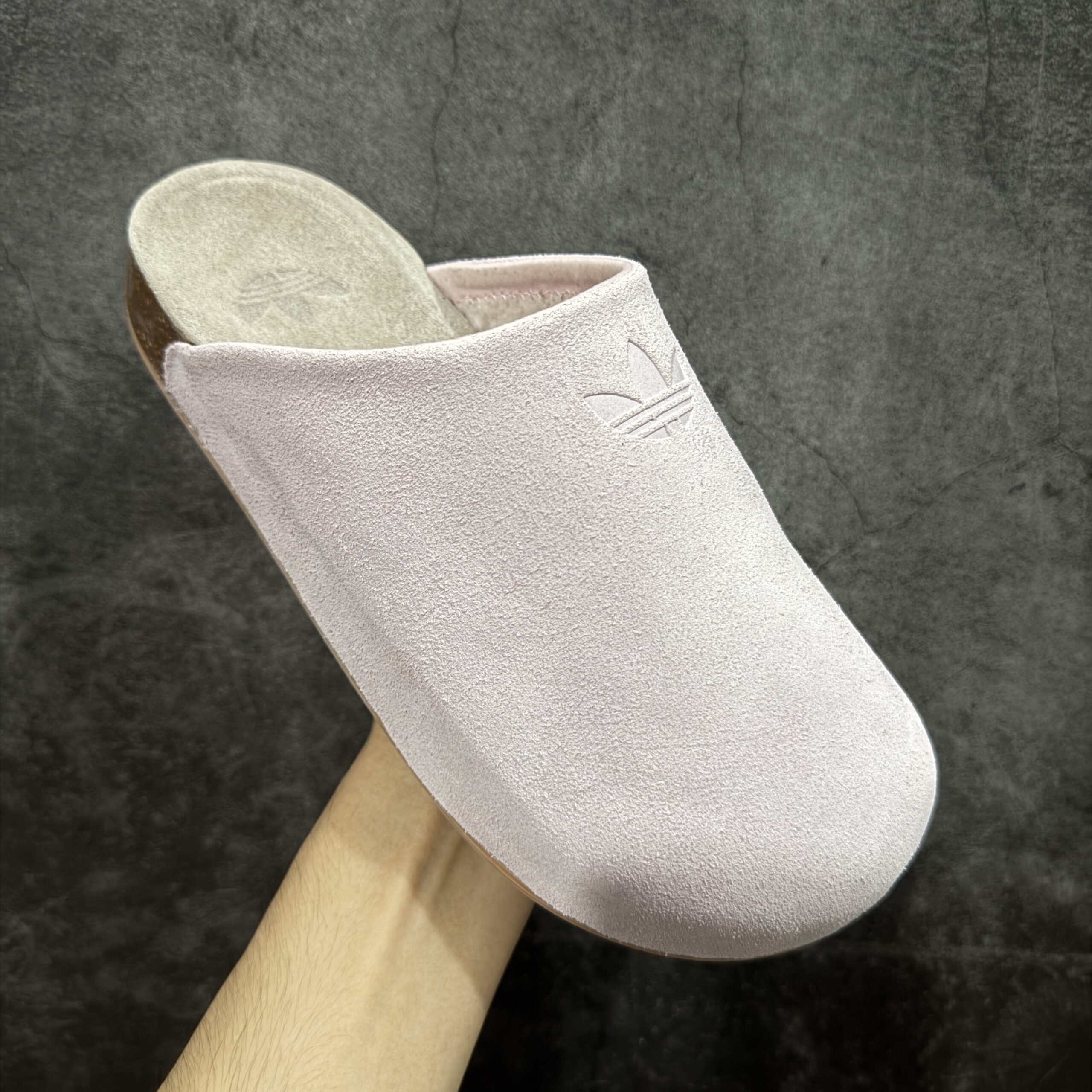 Alternative view of Adidas Adimule Clog JP8731 Pink/Fleece Fleece