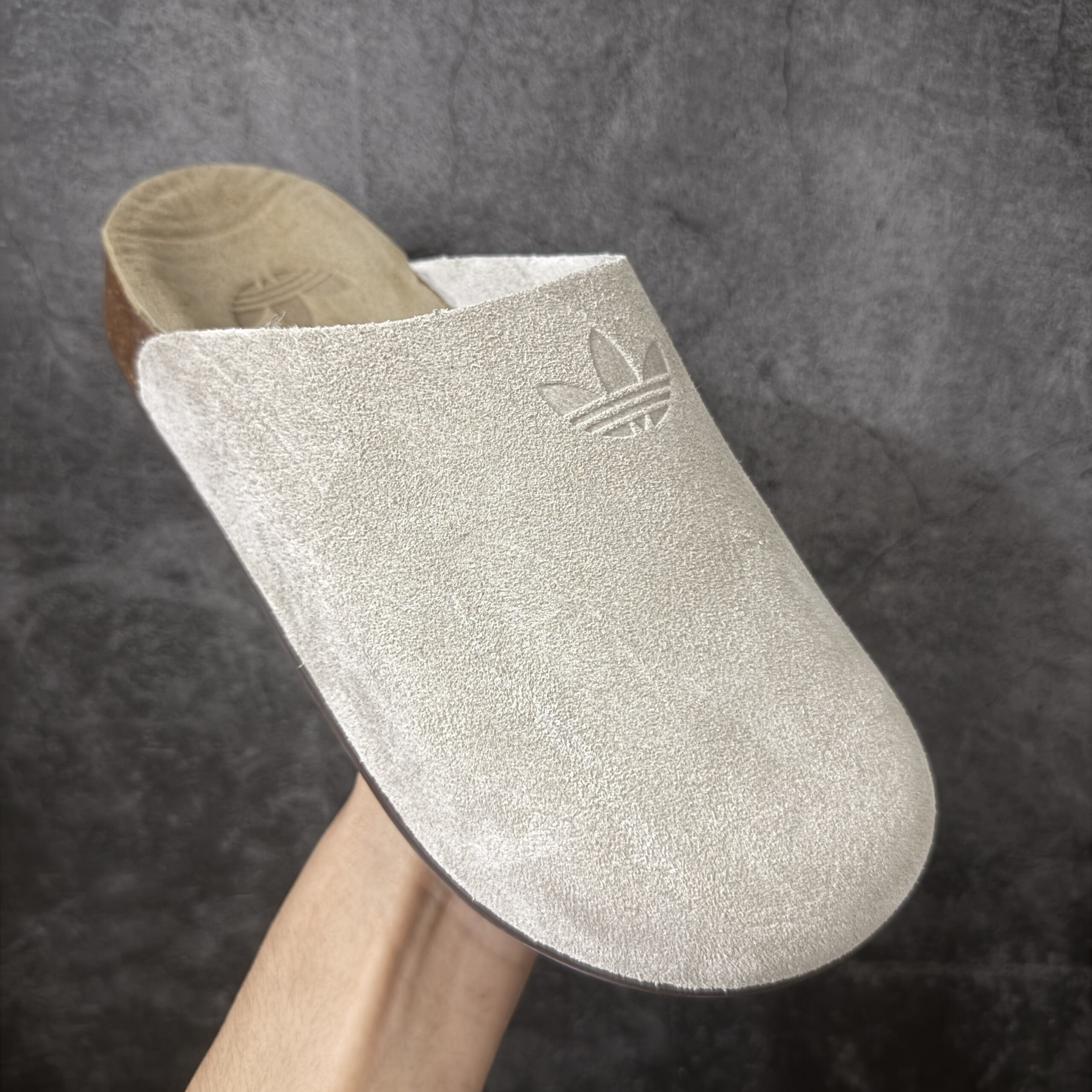 Alternative view of Adidas Adimule Clog IH6906 Beige Suede