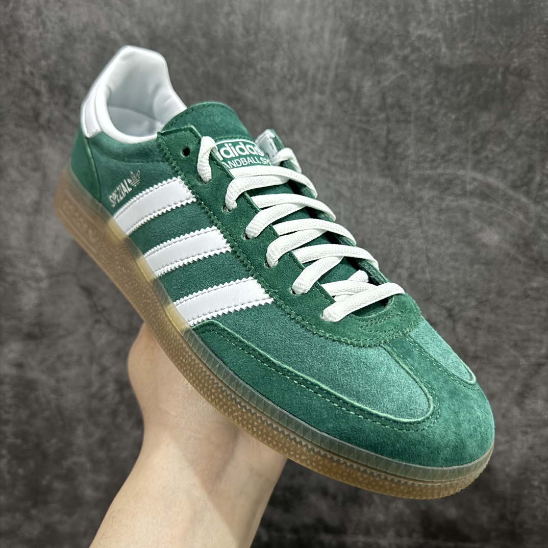 Alternative view of Adidas Handball Spezial White/Green/Gum Suede