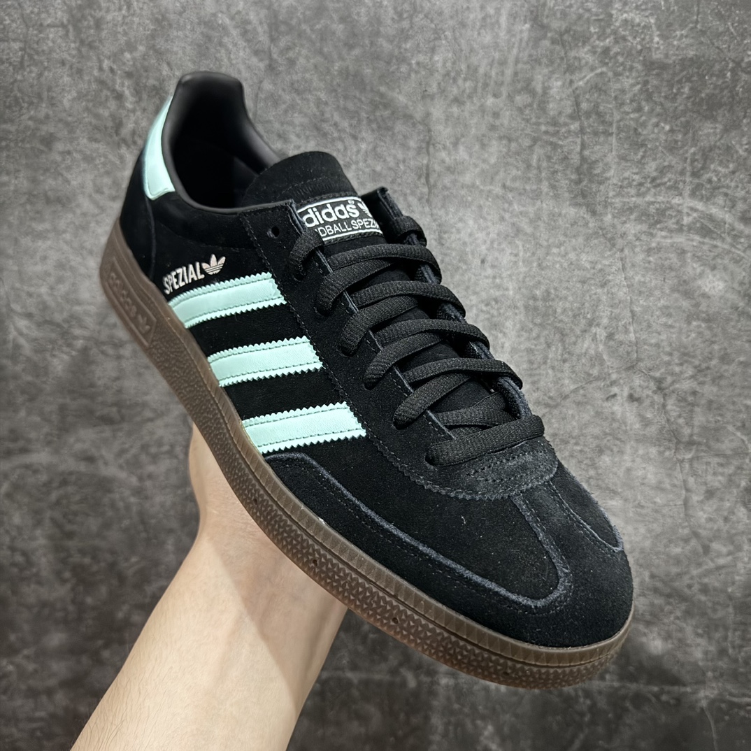 Alternative view of Adidas Handball Spezial Black/Green/Gum Suede