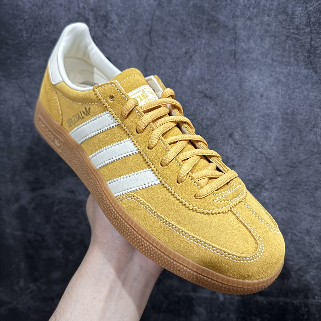 Alternative view of Adidas Handball Spezial IF7088 White/Yellow/Gum Leather