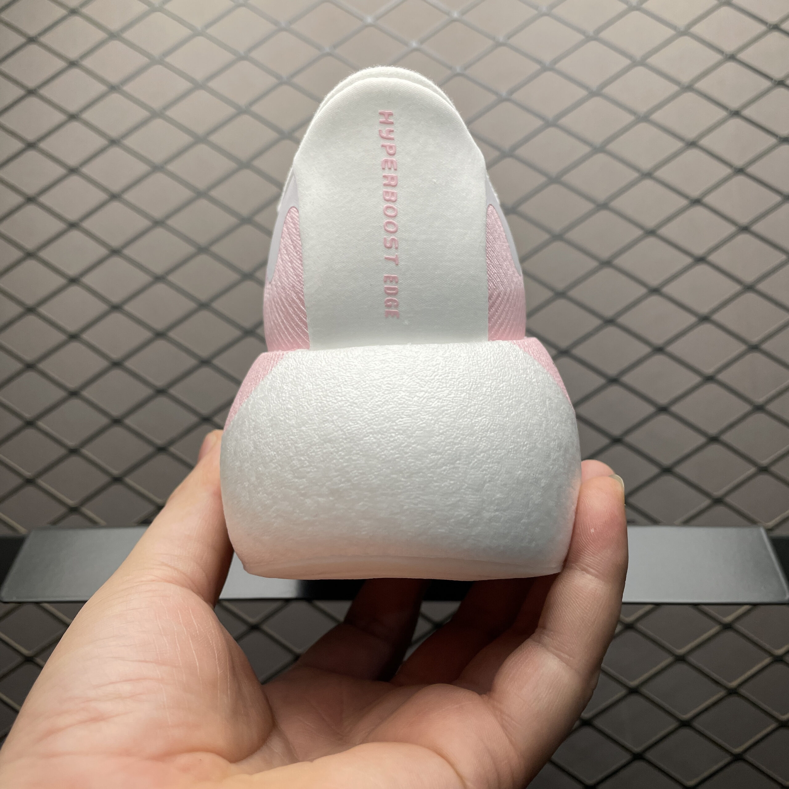 Adidas Hyperboost Edge KJ0392 White/Pink Mesh
