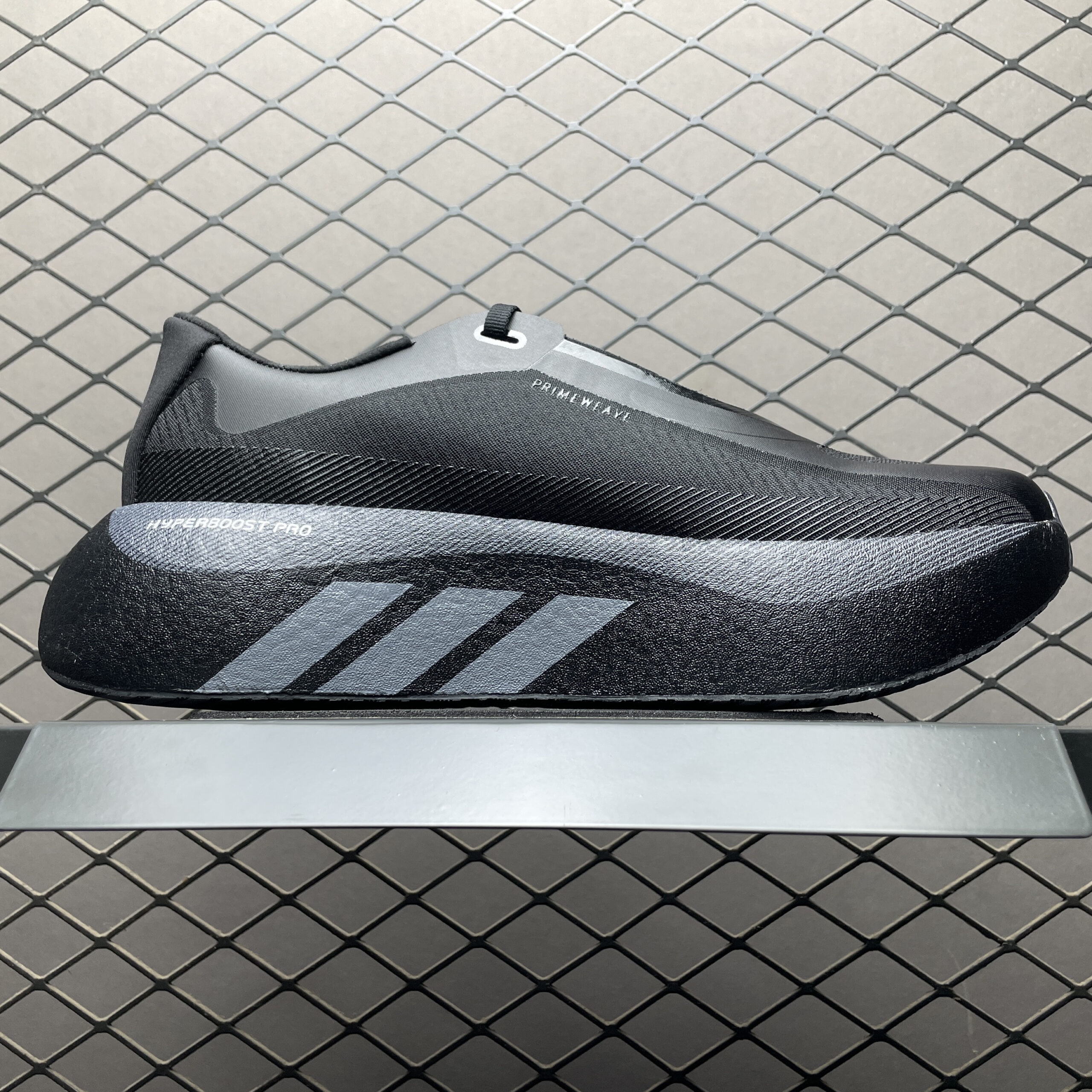 Alternative view of Adidas Hyperboost Edge KK0289 Black/White Mesh