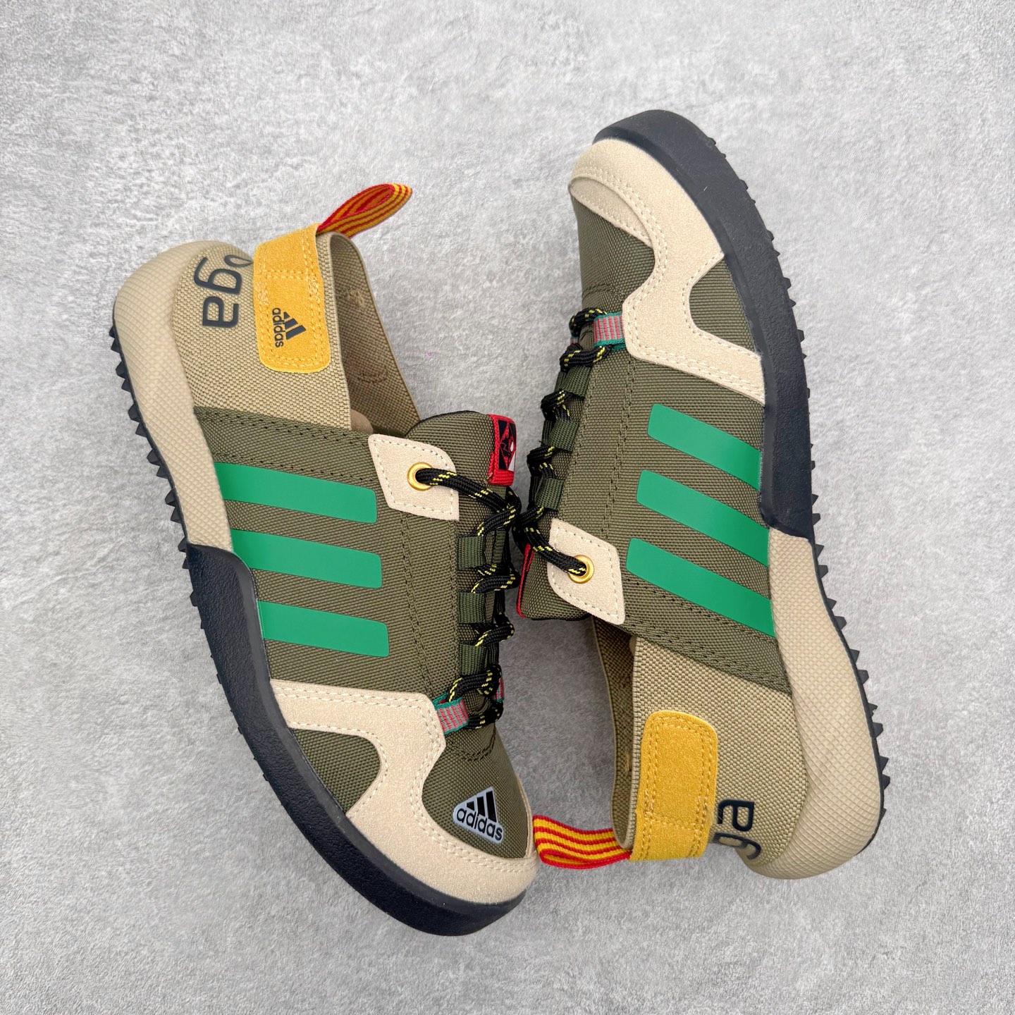 Alternative view of Adidas Terrex CC Boat Olive/Yellow Mesh