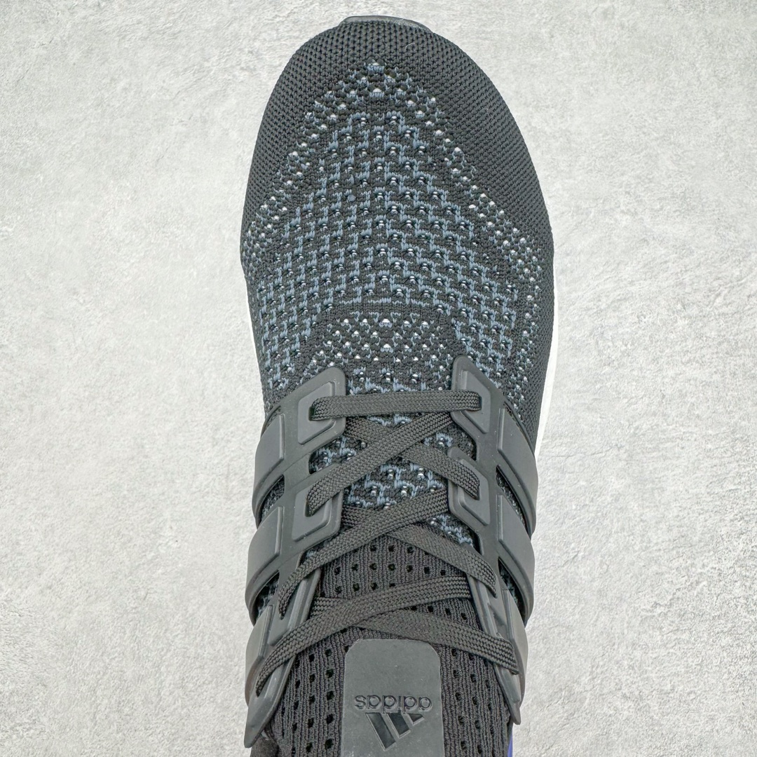 Alternative view of Adidas Ultraboost 1.0 Black/Blue Knit Mesh