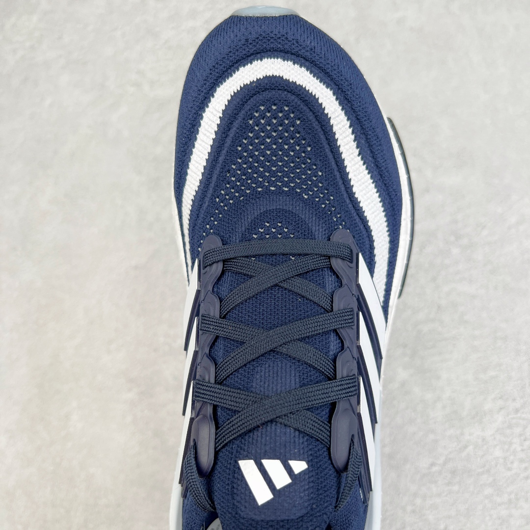 Alternative view of Adidas Ultraboost Light Navy/White Engineered Mesh