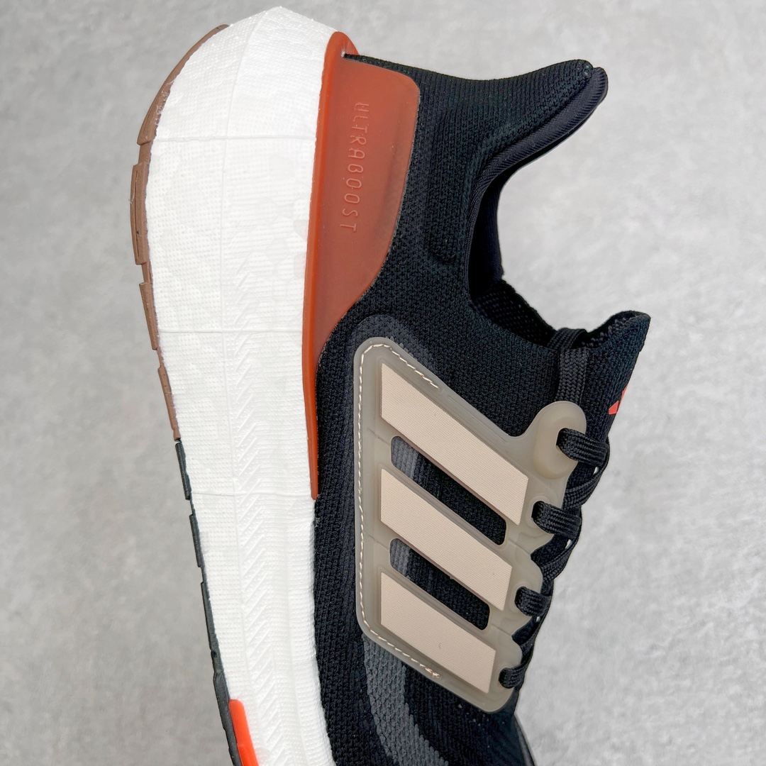 Adidas Ultraboost Light Black/Orange Engineered Mesh - Image 3