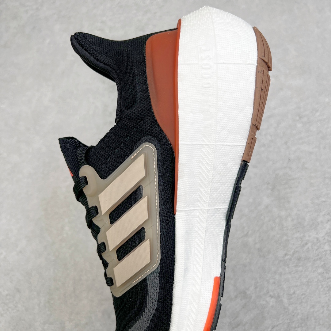 Adidas Ultraboost Light Black/Orange Engineered Mesh - Image 4