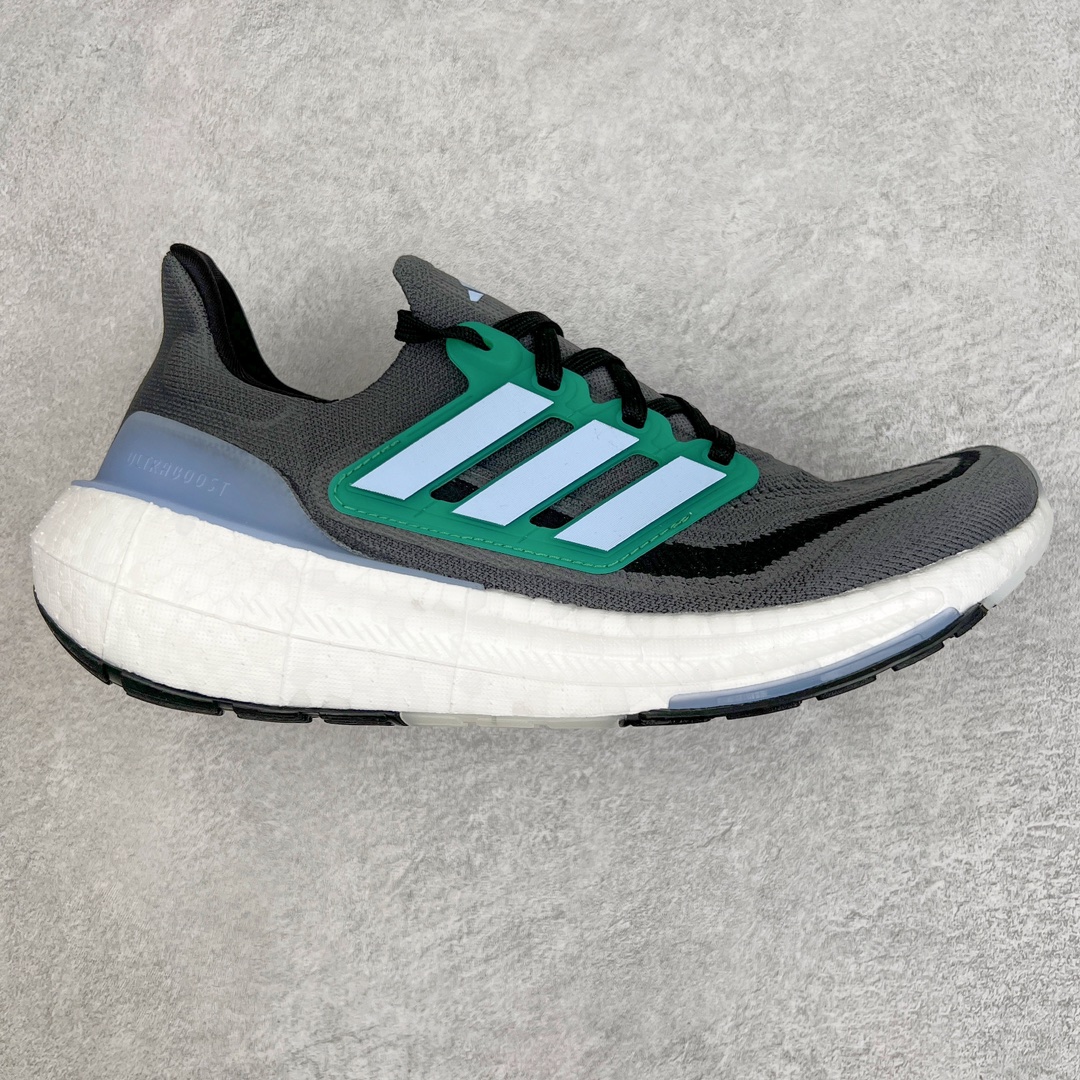 Adidas Ultraboost Light Grey/Green Engineered Mesh