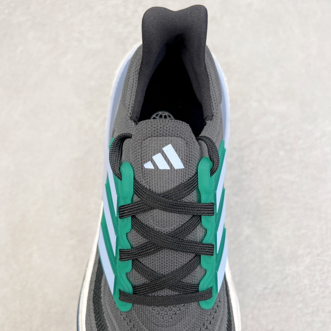 Adidas Ultraboost Light Grey/Green Engineered Mesh - Image 5