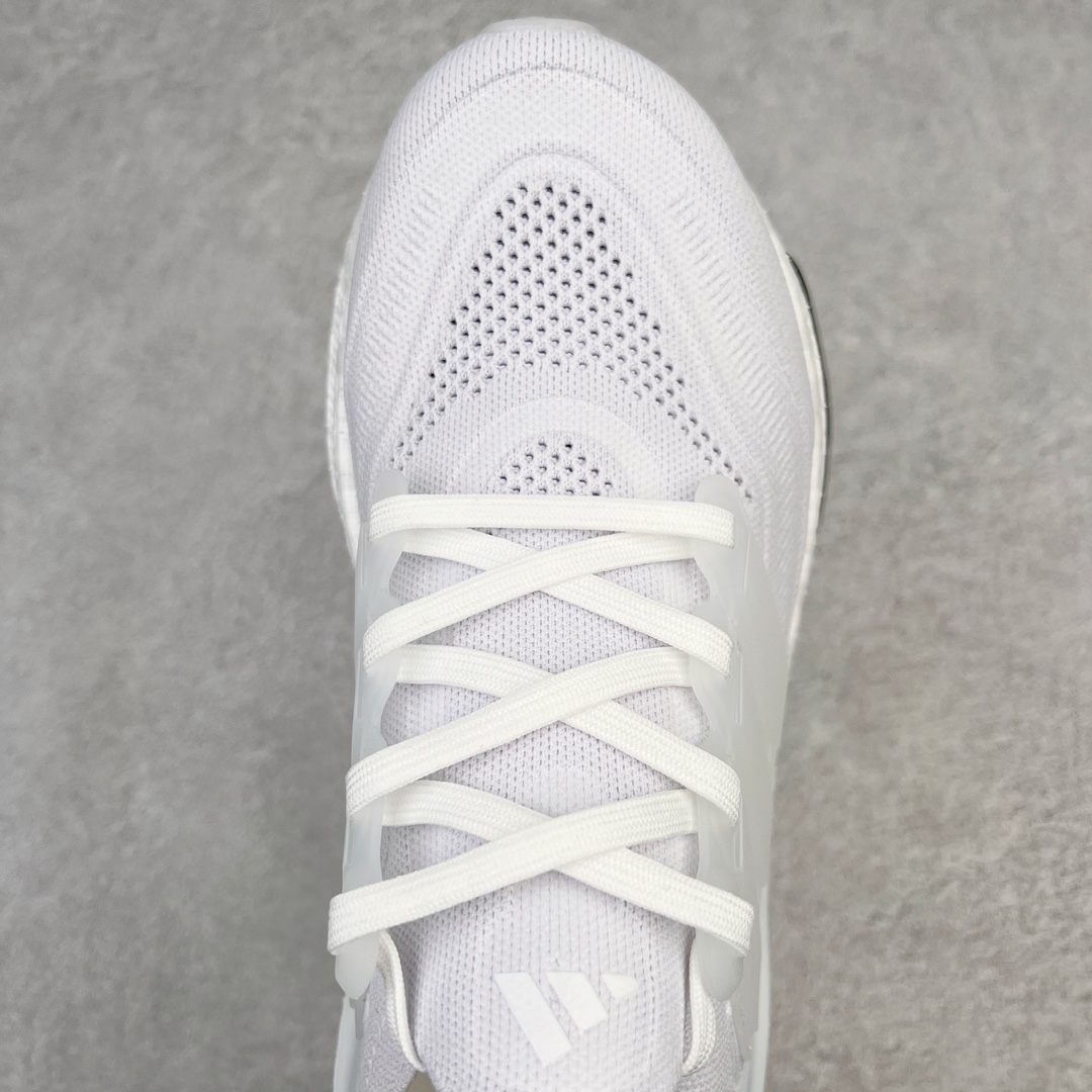 Alternative view of Adidas Ultraboost Light Triple White Engineered Mesh