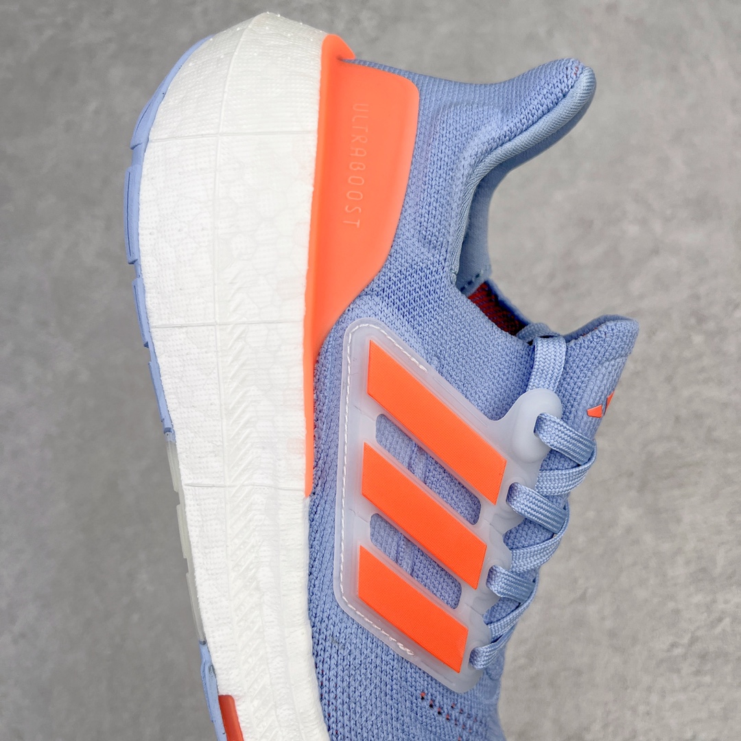 Adidas Ultraboost Light Light Blue/Orange Engineered Mesh - Image 5
